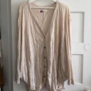 Free People Beach Collection Oversized Cardigan